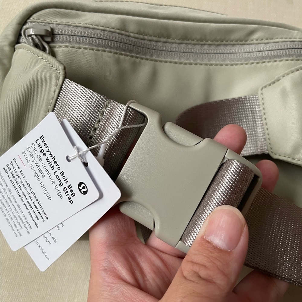 *LONG STRAP* Lululemon Everywhere Belt Bag Large 2L - Raw Linen - Picture 13 of 14